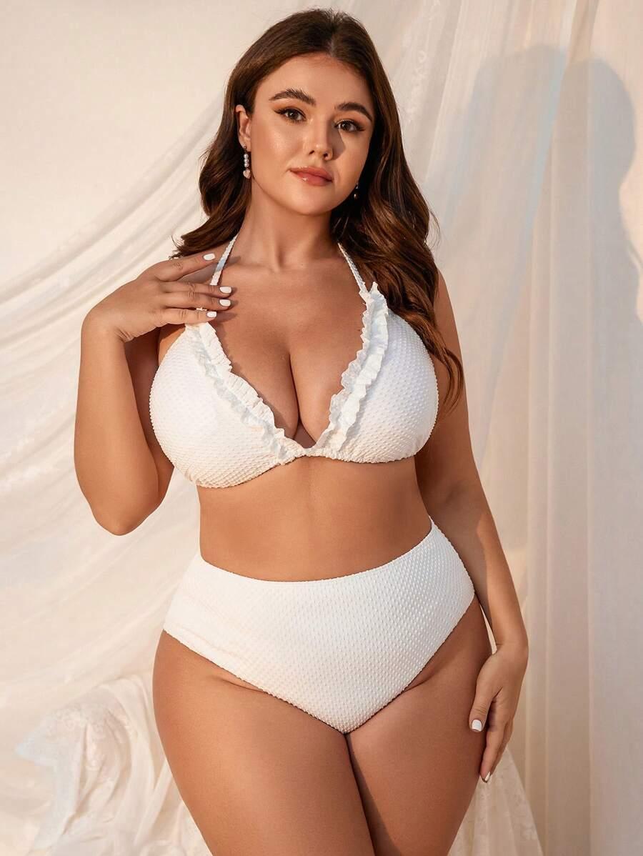 SHEIN BIAŁY DÓŁ OD BIKINI SPÓDNICA S09__48