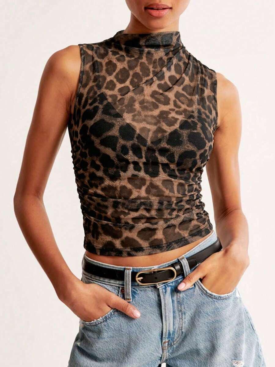 SHEIN TOP ANIMAL PRINT S06__S