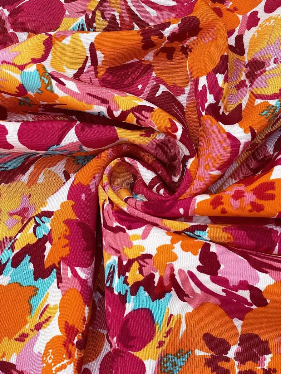 VIONELLE MAXI SUKIENKA W KWIATY S06__XXL