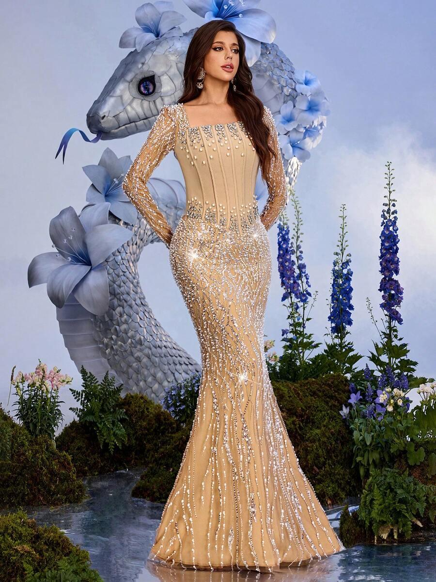 LUVISTRUE MAXI SUKIENKA ZDOBIENIA S06__L