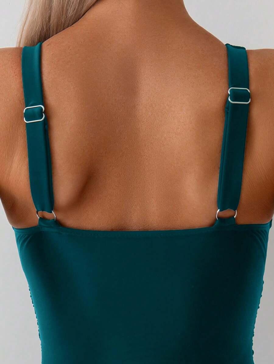 SHEIN JEDNOCZĘŚCIOWY STRÓJ KĄPIELOWY S09__S