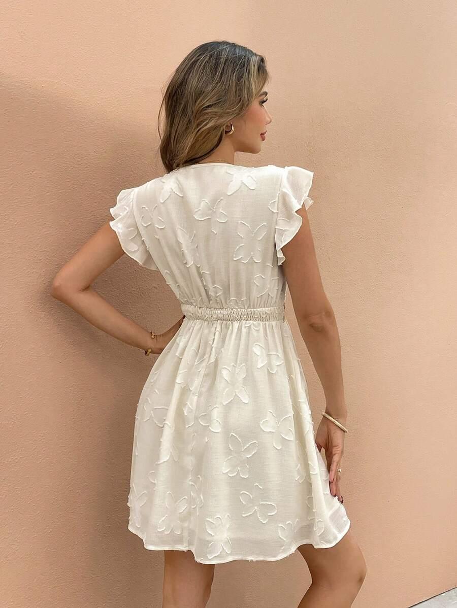 SHEIN KREMOWA MAXI SUKIENKA S06__XS