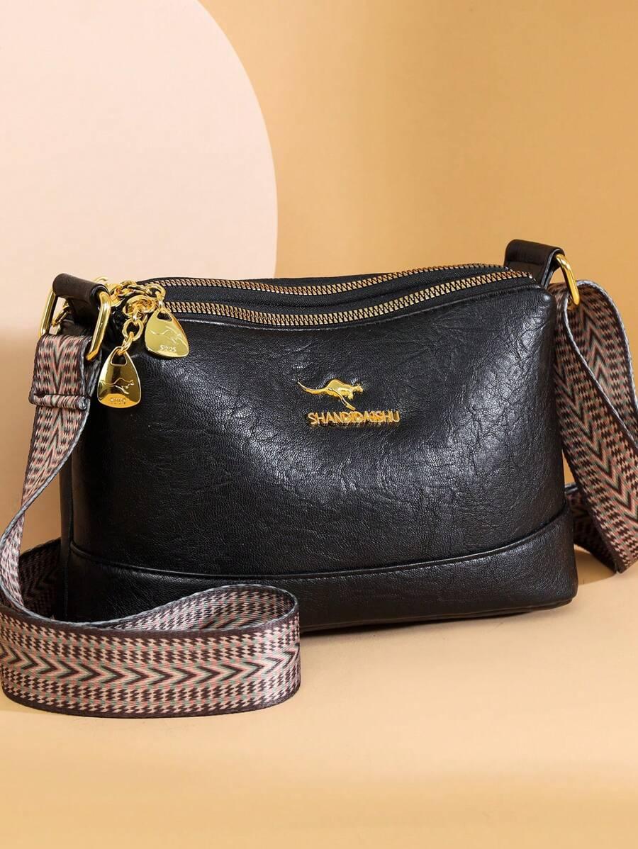 SHEIN CZARNA MAŁA TOREBKA IMITACJA SKÓRY PK01__24X14