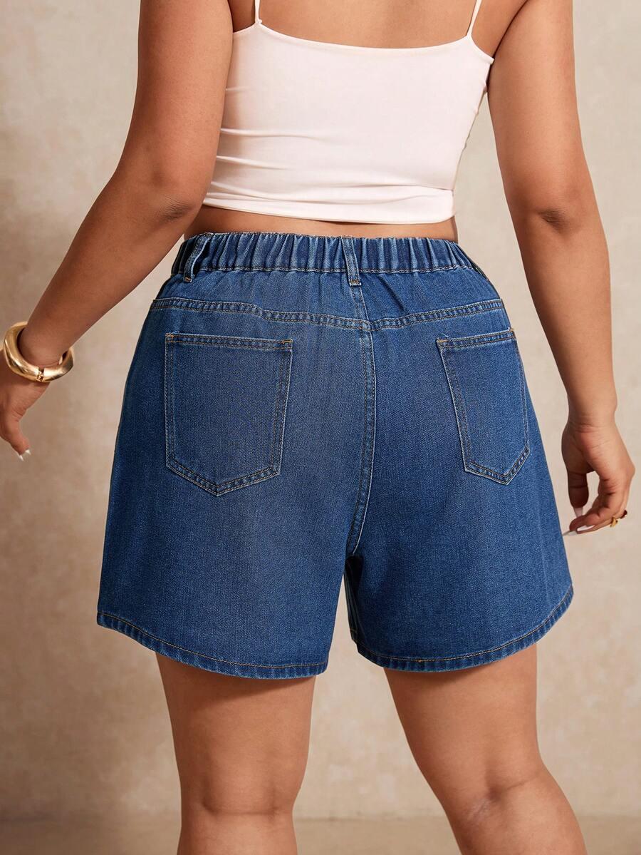 ELAQUOR SPODENKI JEANS ZDOBIENIE DŻETY S06__52