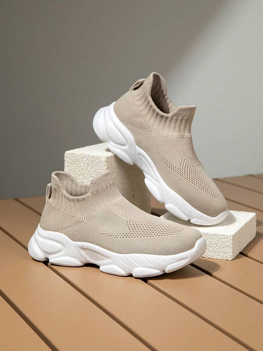 SHEIN BEŻOWE BUTY SPORTOWE S06__32