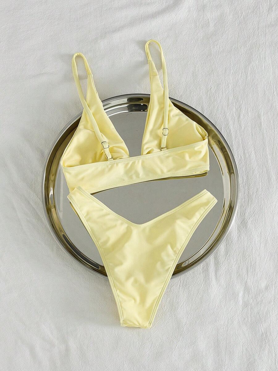 SWIM MOD ŻÓŁTY DWUCZĘŚCIOWY STRÓJ KĄPIELOWY S09__L