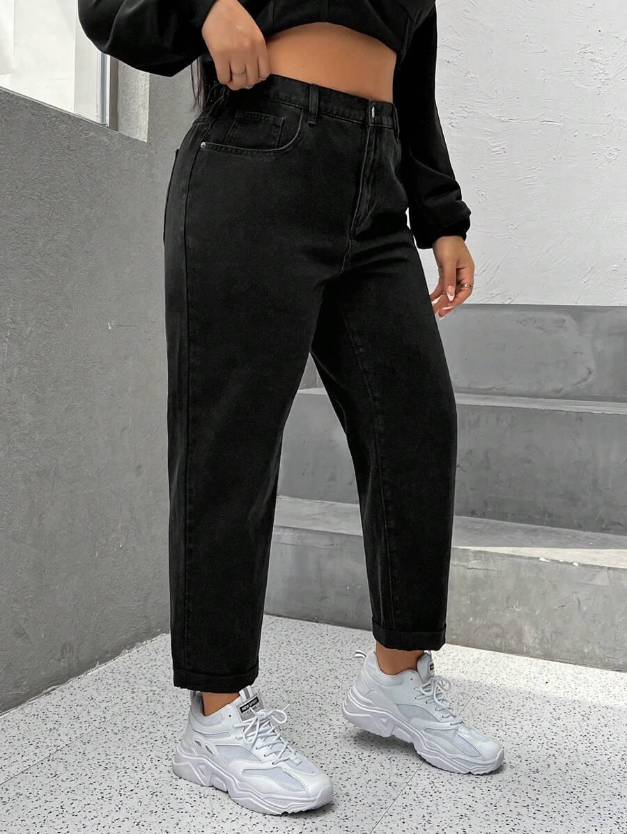 SHEIN SPODNIE JEANS CASUAL S06__XXL