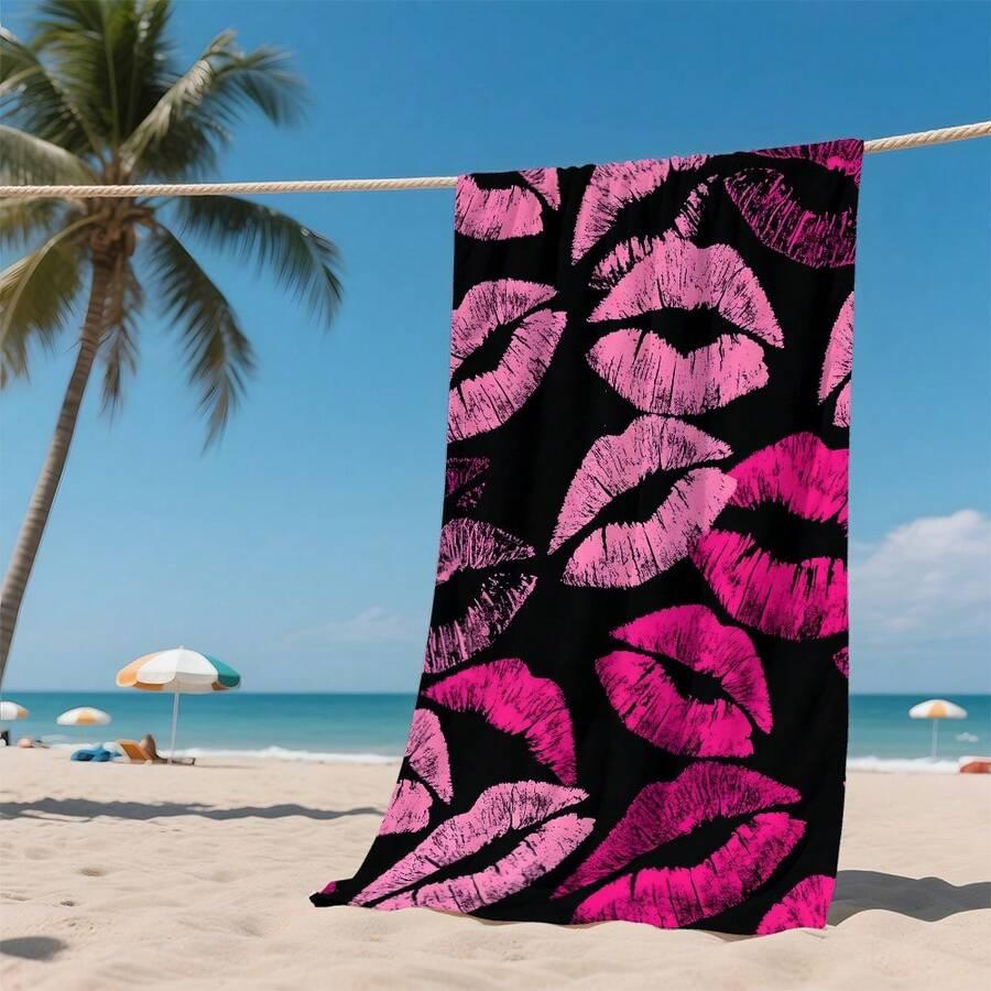 SHEIN RĘCZNIK PLAŻOWY PRINT S07__90X180CM