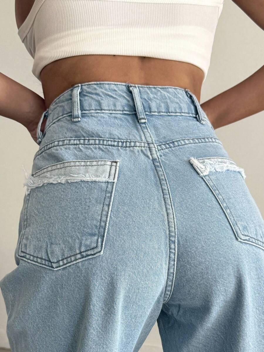 EURMUSE JEANSY WYSOKI STAN S06__XS