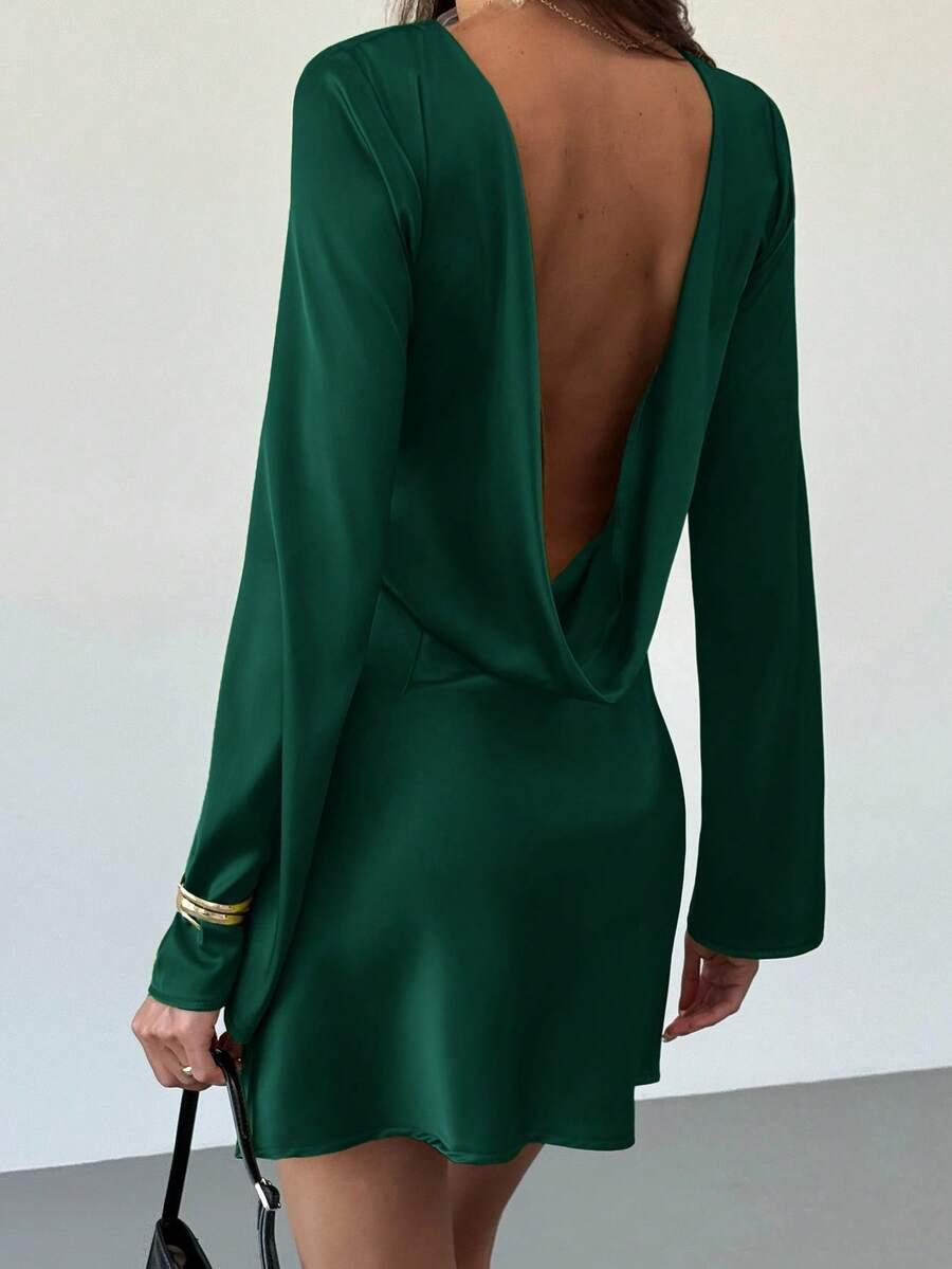 SHEIN ZIELONA MINI SUKIENKA S06__M