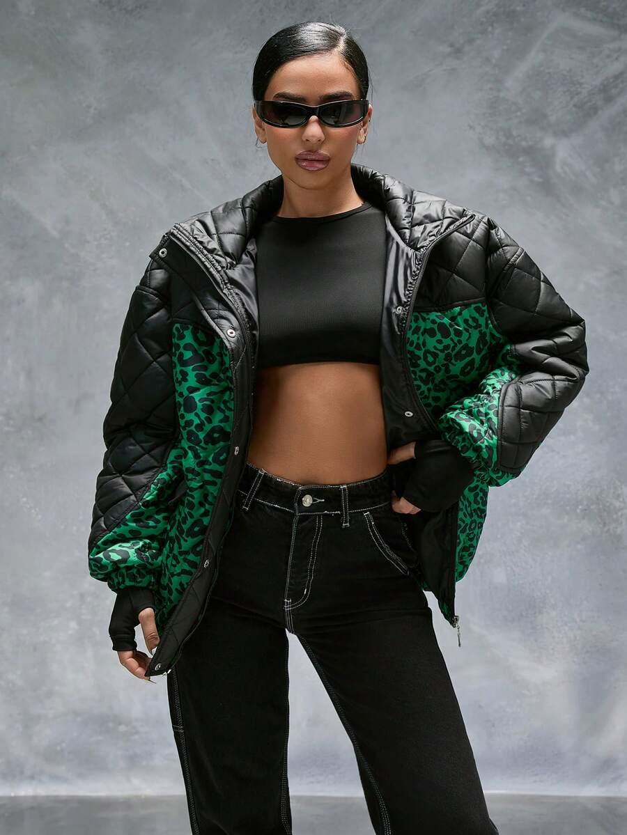 CASUGLOW KURTKA ANIMAL PRINT W01__L