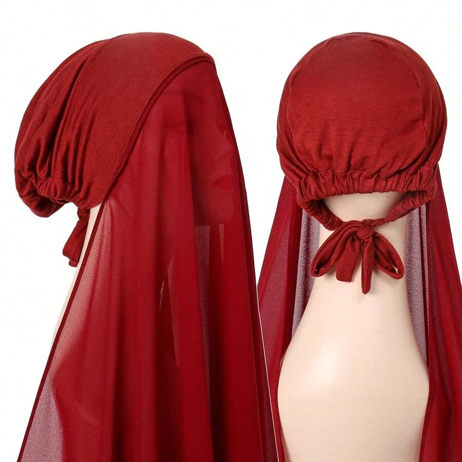 SHEIN BIAŁA CHUSTA NA GŁOWĘ S07