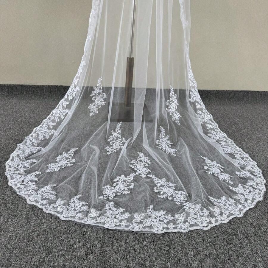 SHEIN BIAŁY WELON ŚLUBNY S07__230 X 160 CM