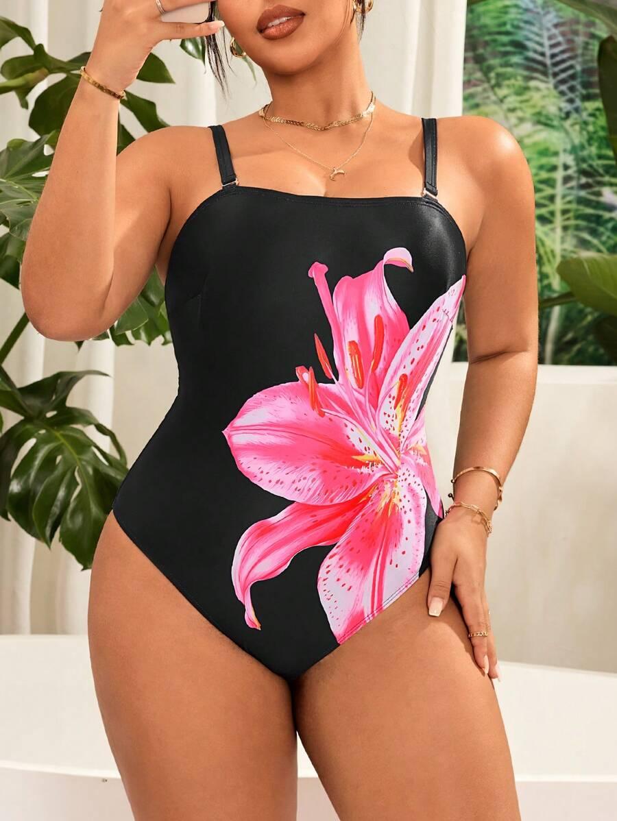 SHEIN JEDNOCZĘŚCIOWY STRÓJ KĄPIELOWY WZÓR S09__46
