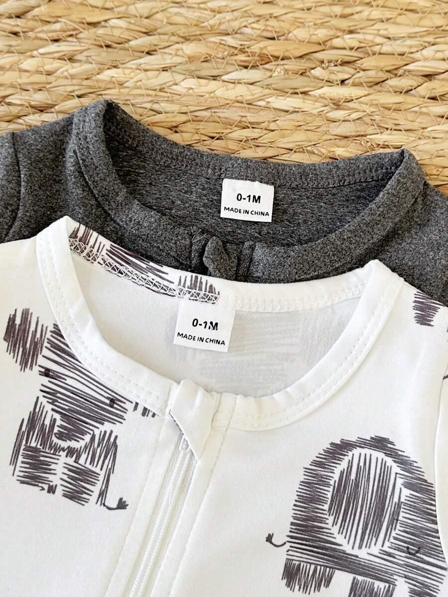 SHEIN PAJAC WZÓR 2-PACK PK01__50/56