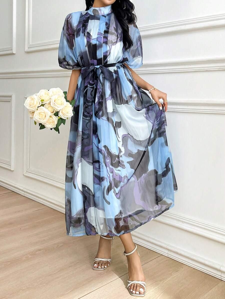 SHEIN MIDI SUKIENKA WZÓR S06__XL
