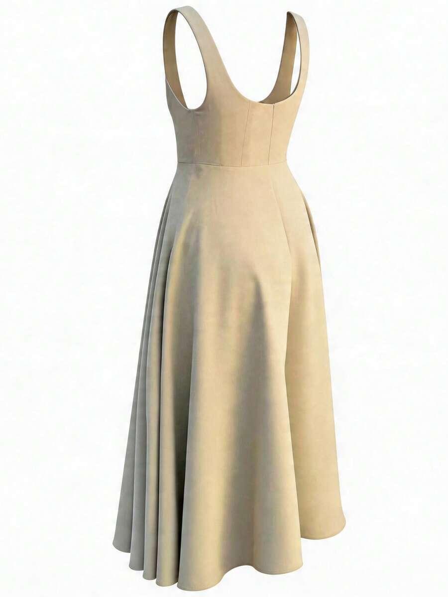 SHEIN ZIELONA MAXI SUKIENKA S06__M