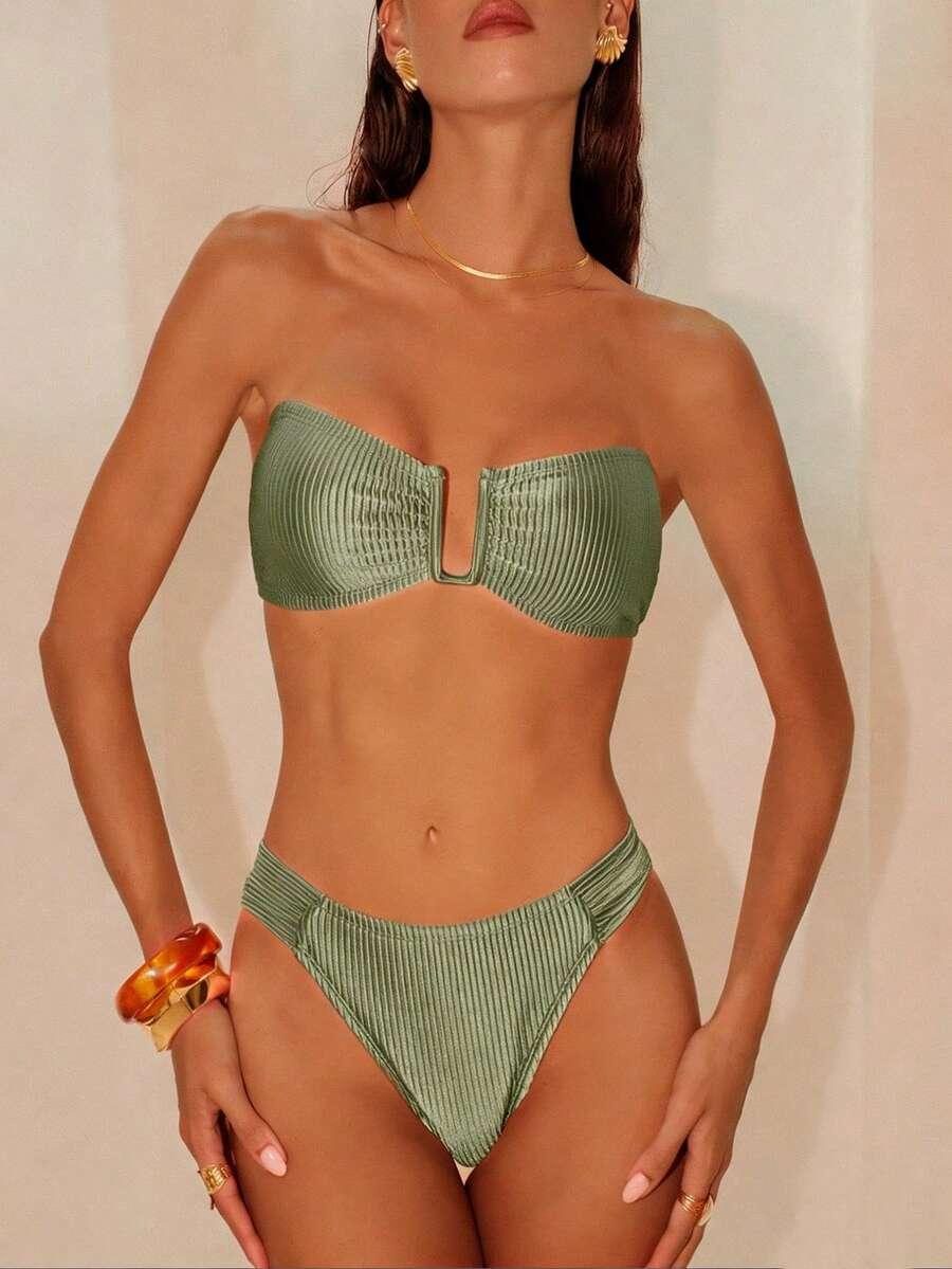 SWIM CHICCIA ZIELONY DWUCZĘŚCIOWY STRÓJ KĄPIELOWY S09__M
