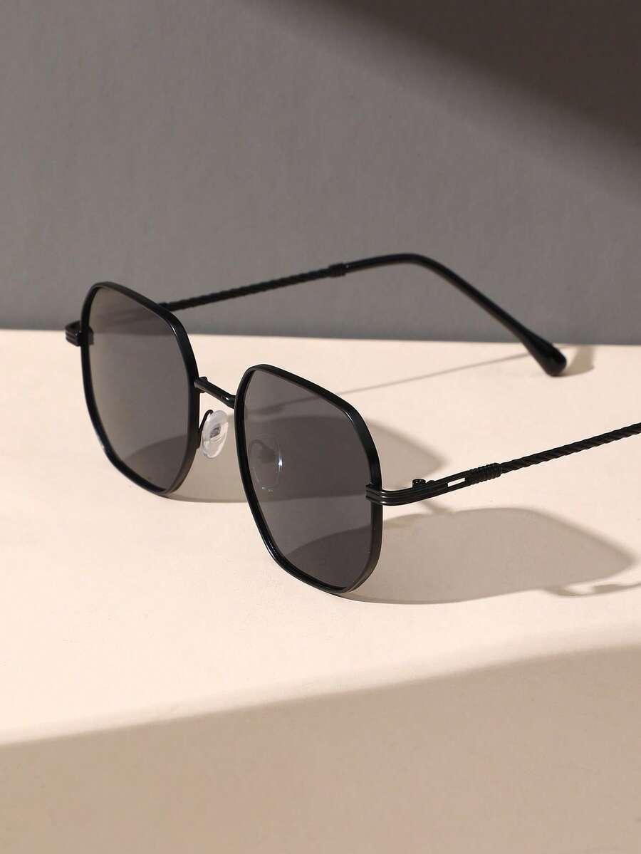 SHEIN CZARNE OKULARY PRZECIWSŁONECZNE S07__