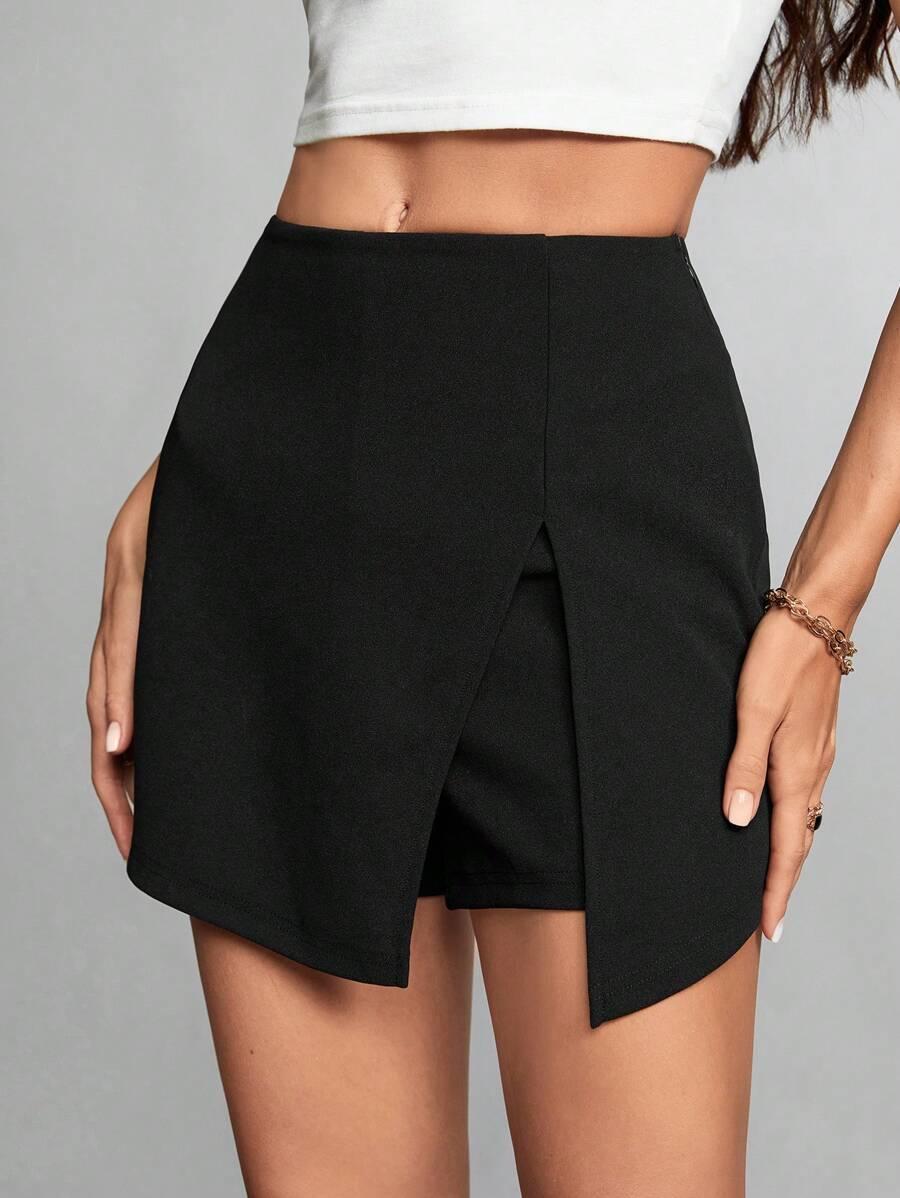 SHEIN SPÓDNICO SPODENKI ASYMETRIA PK01__S