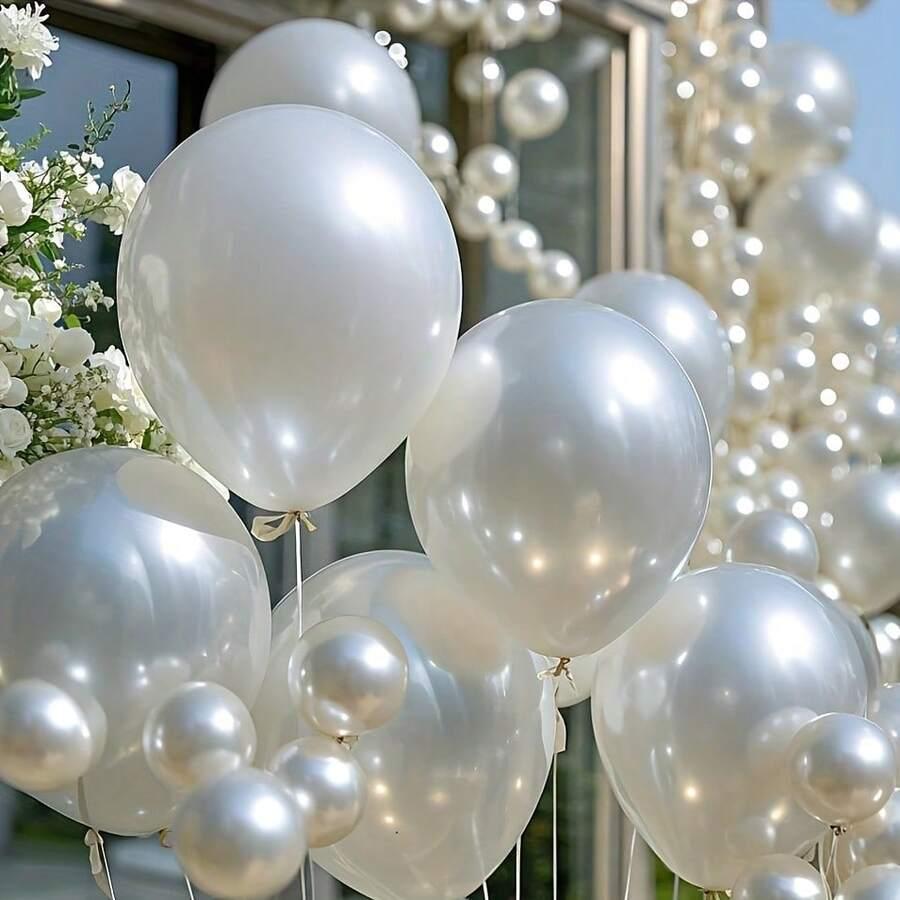 SHEIN BIAŁE BALONY 20-PACK S07