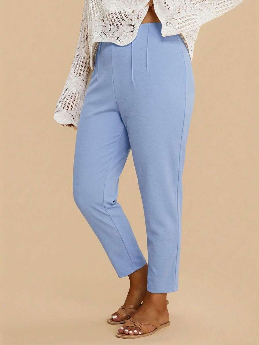 TRAVACHIC NIEBIESKIE SPODNIE CASUAL S09__50