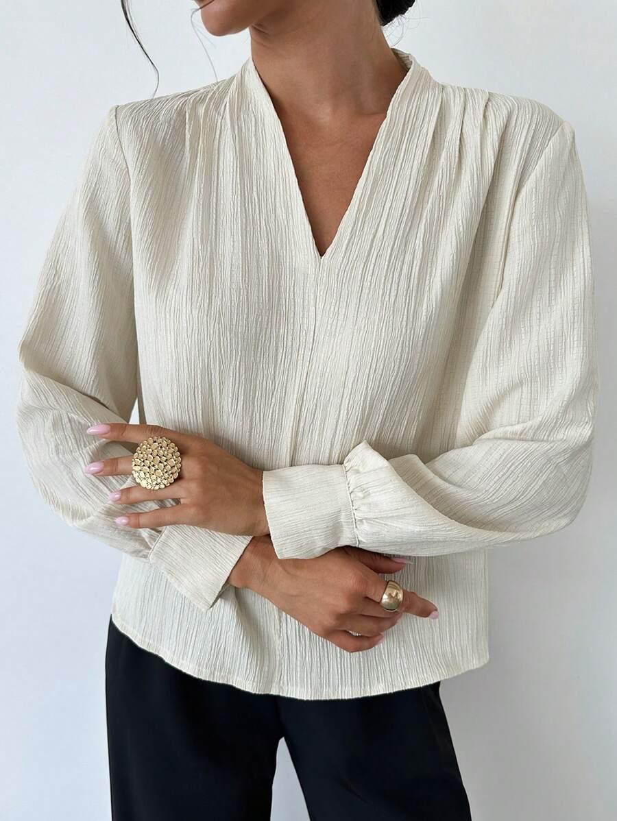 SHEIN ŻÓŁTA BLUZKA TEKSTURA S06__L