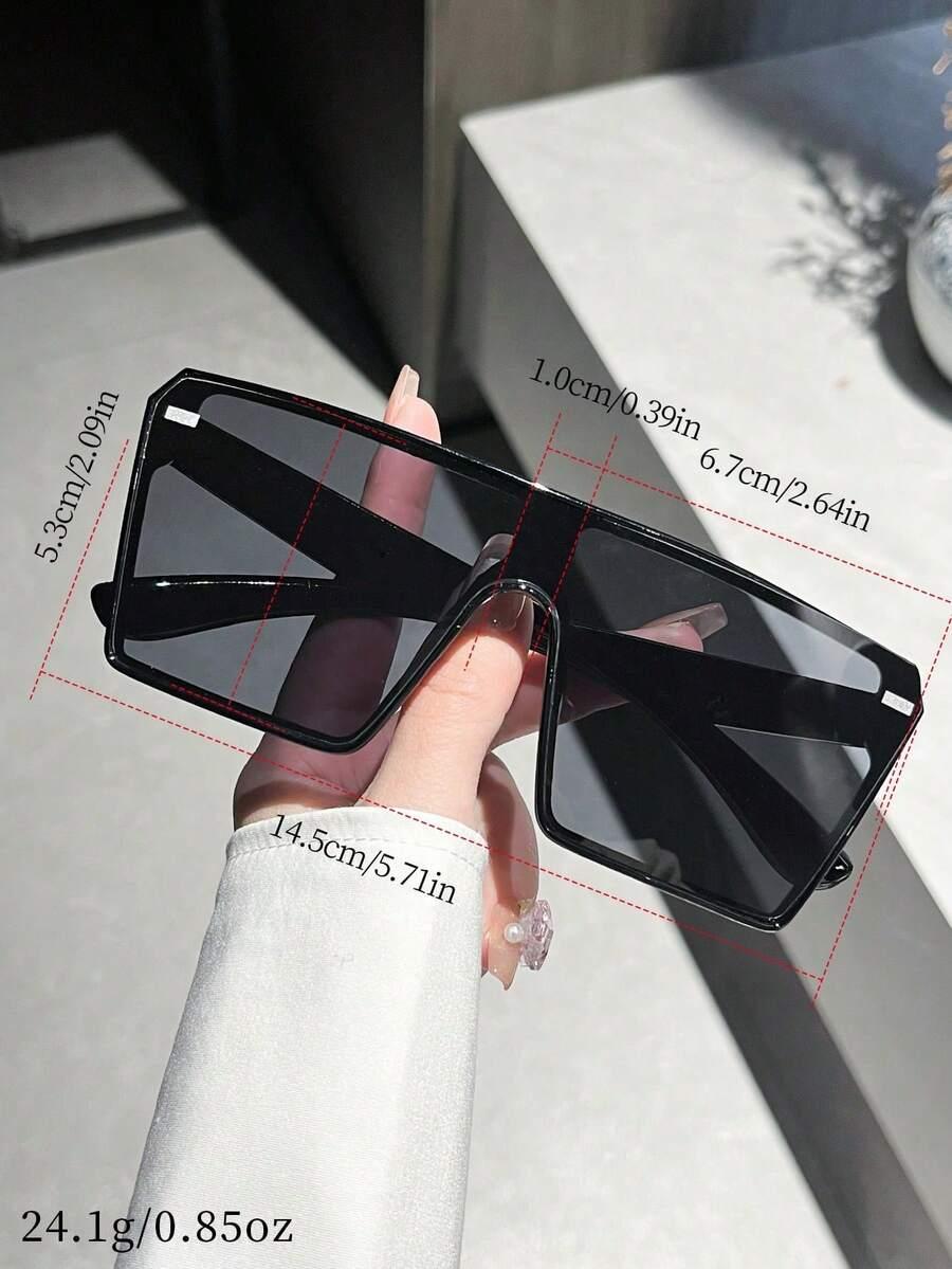 SHEIN CZARNE OKULARY PRZECIWSŁONECZNE S07