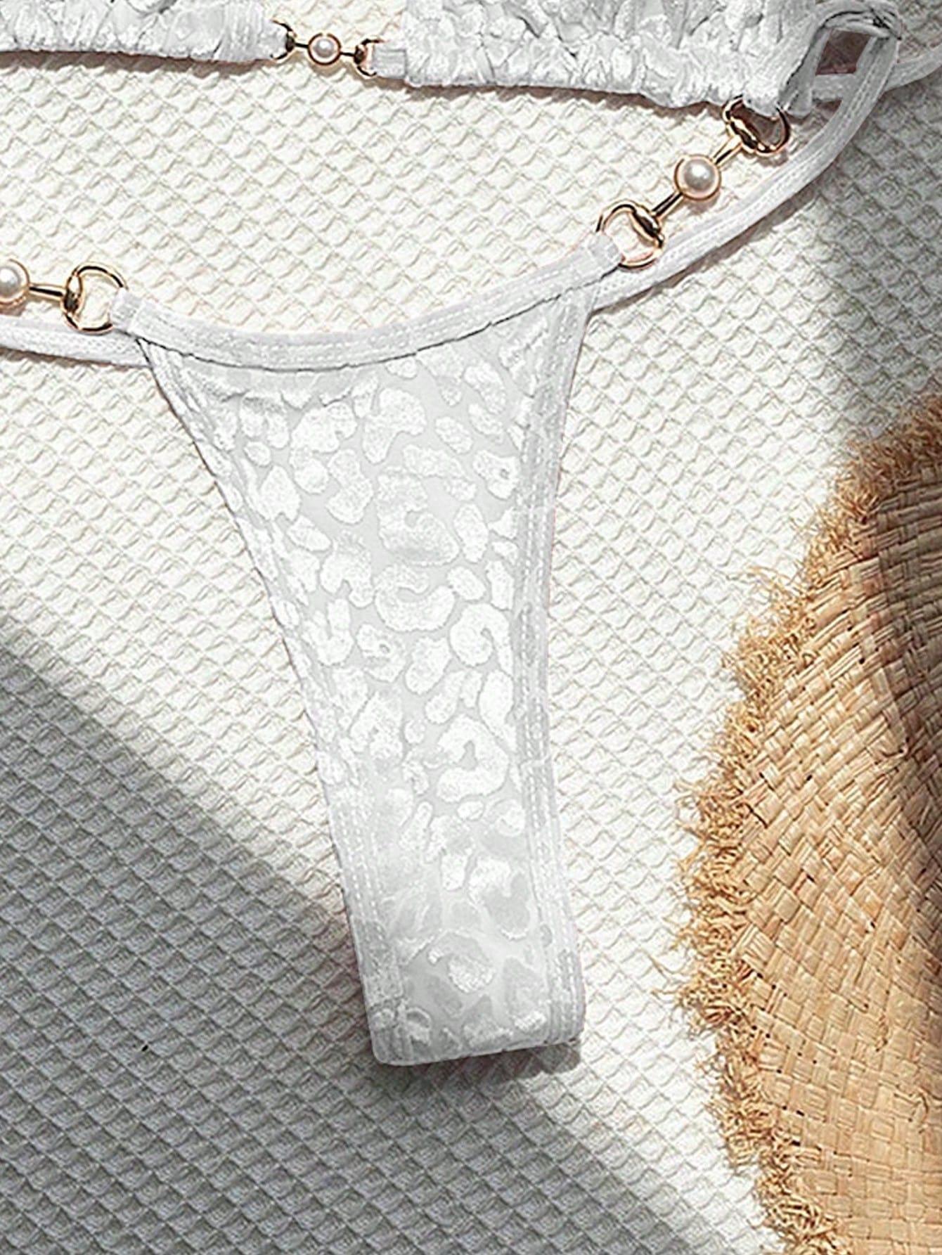 SHEIN DWUCZĘŚCIOWY STRÓJ KĄPIELOWY S09__M