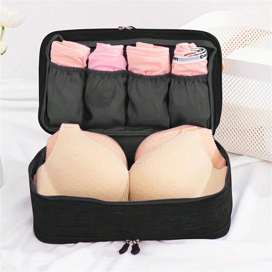 SHEIN CZARNY ORGANIZER NA BIELIZNE S07__28X11X16CM