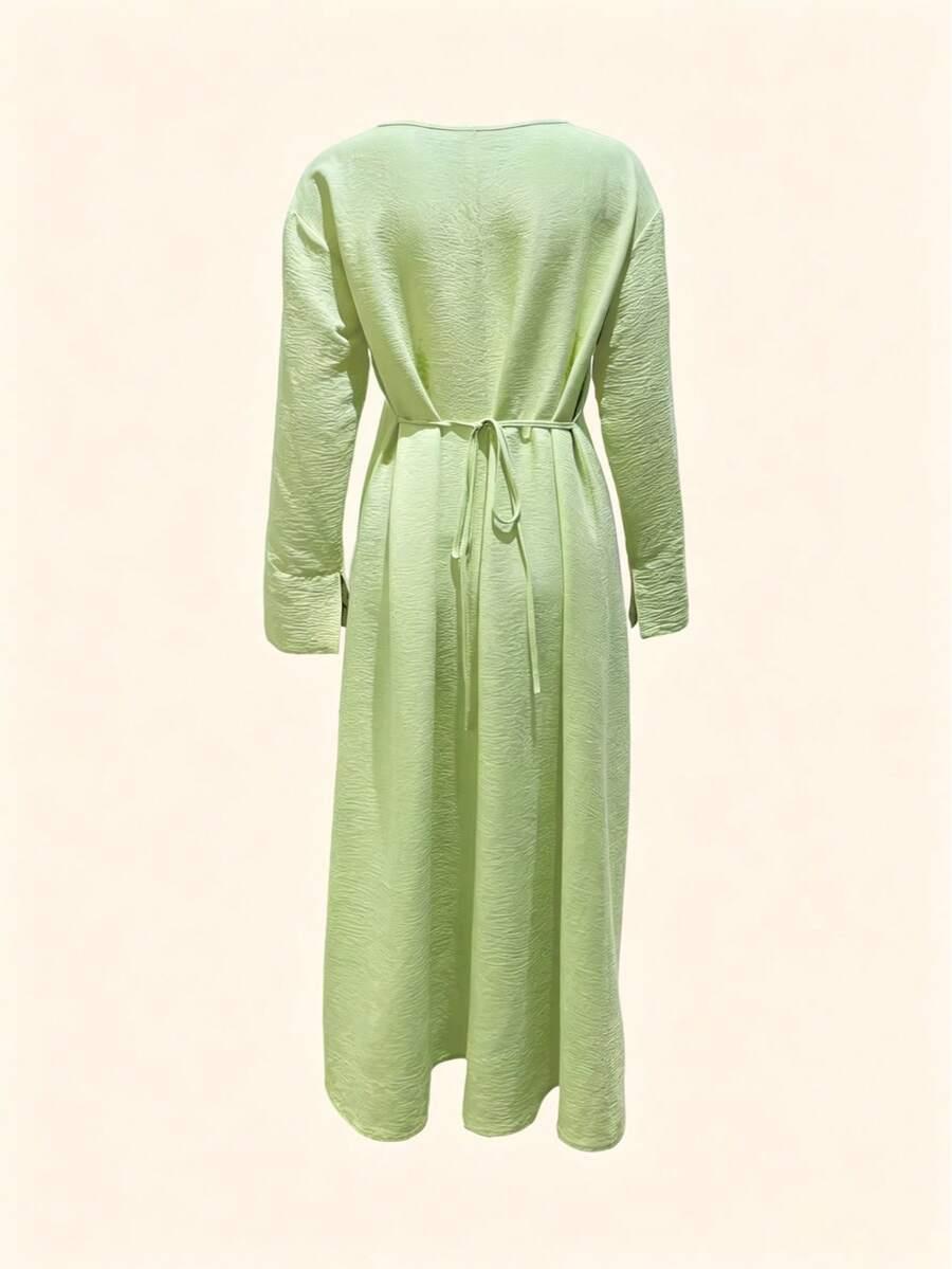 SHEIN ZIELONA MAXI SUKIENKA S06__XXL