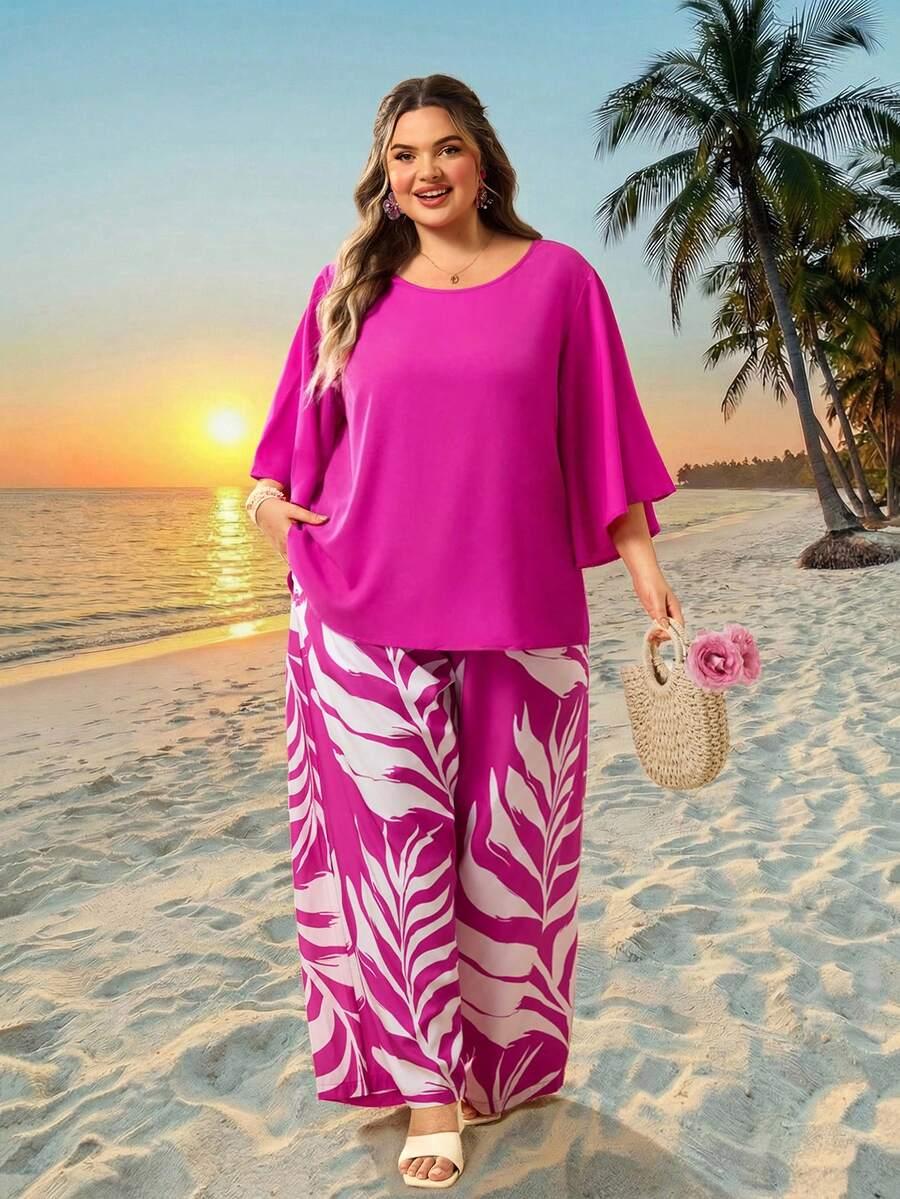 SHEIN BLUZKA SPODNIE KOMPLET S06__58