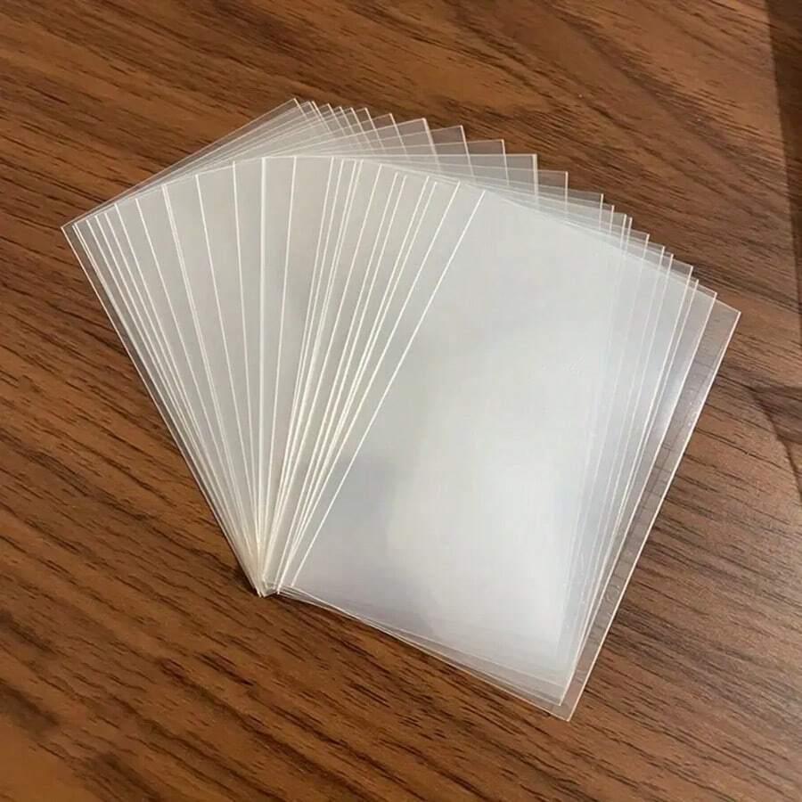 SHEIN PRZEZROCZYSTE KOSZULKI NA KARTY 200-PACK S07__7X9CM