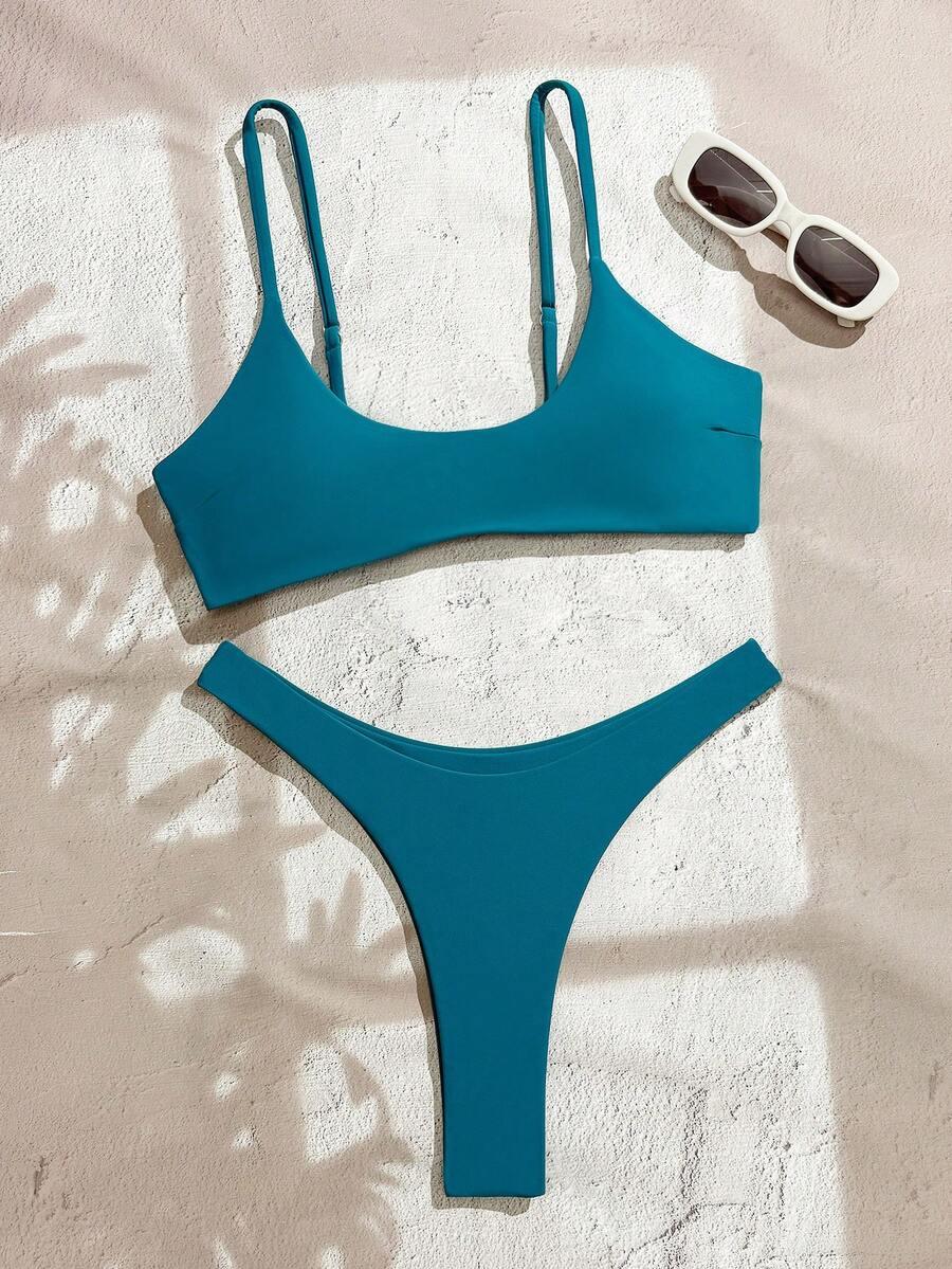 SHEIN DWUCZĘŚCIOWY STRÓJ KĄPIELOWY S09__M