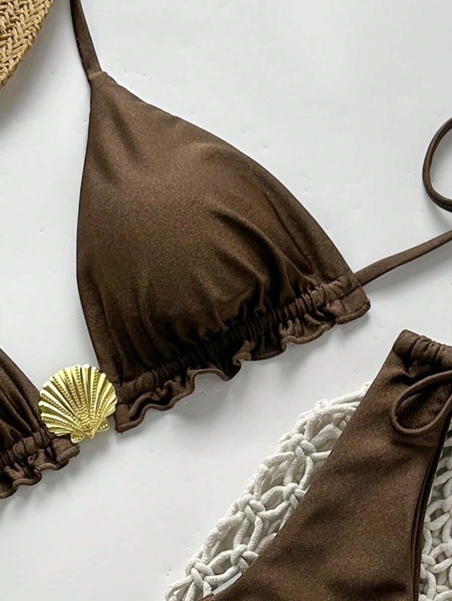 SHEIN DWUCZĘŚCIOWY STRÓJ KĄPIELOWY S09__XL