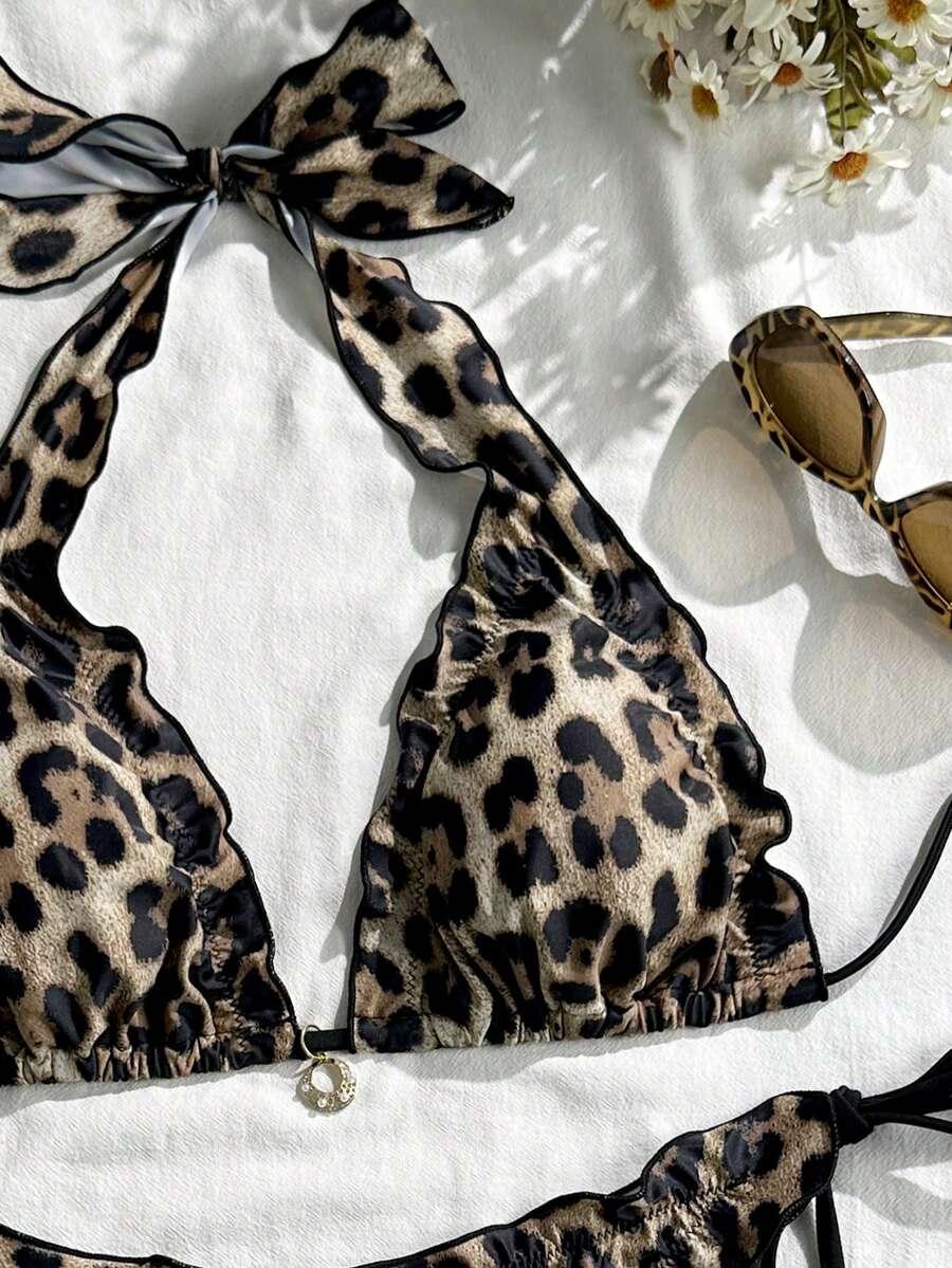 SHEIN DWUCZĘŚCIOWY STRÓJ KĄPIELOWY S09__L