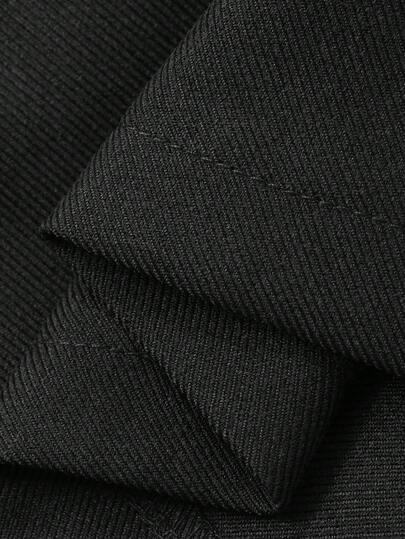 SHEIN CZARNE SPODENKI PROSTA NOGAWKA S06__50