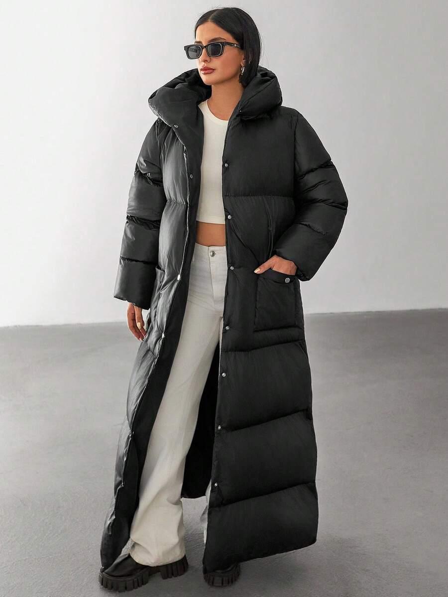 SHEIN CZARNA PIKOWANA KURTKA W01__M