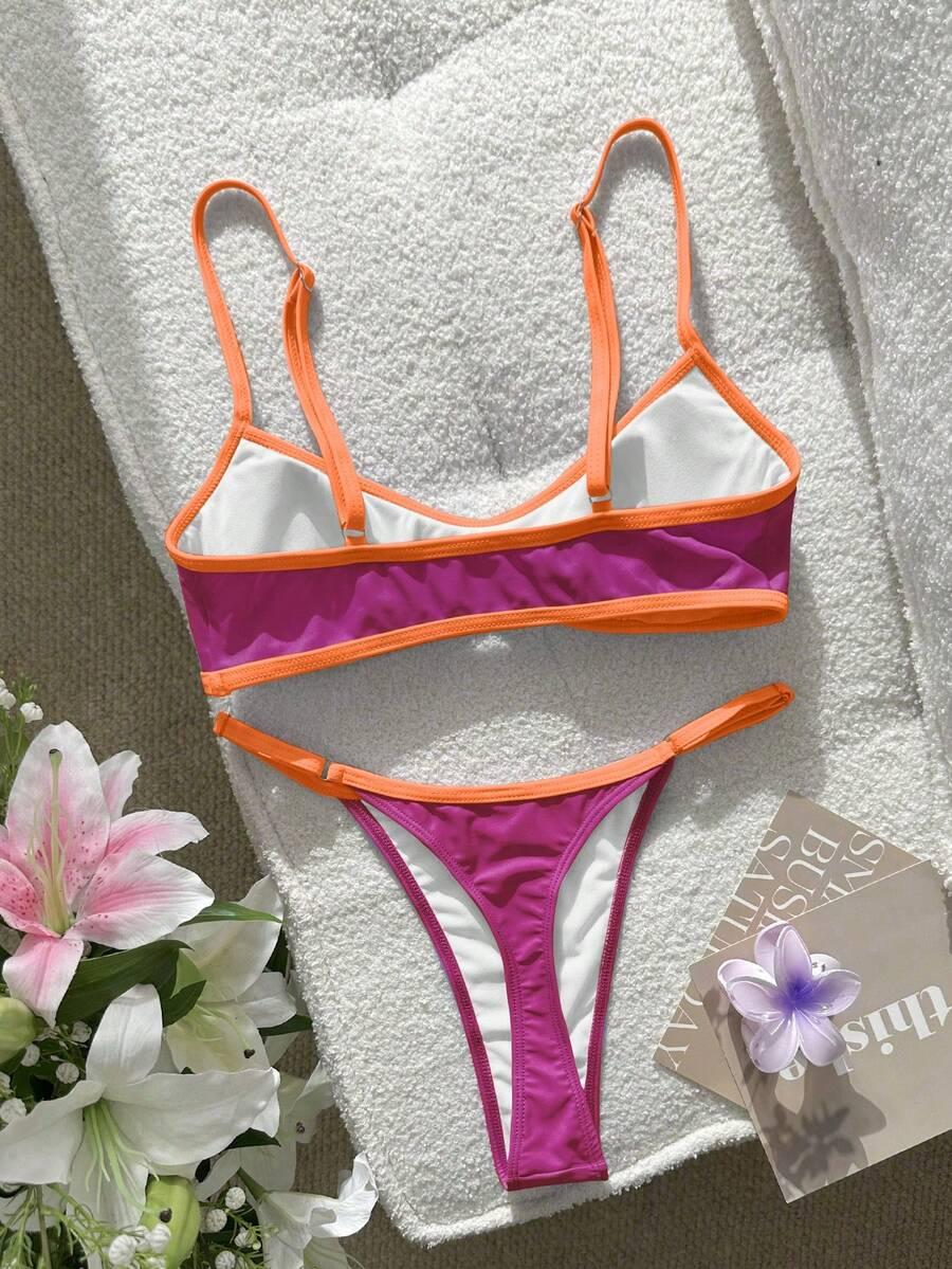 SWIM SXY DWUCZĘŚCIOWY STRÓJ KĄPIELOWY KONTRAST S09__M