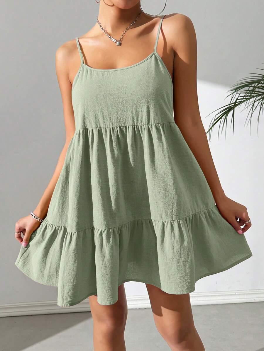 SHEIN ZIELONA MINI SUKIENKA S06__XL