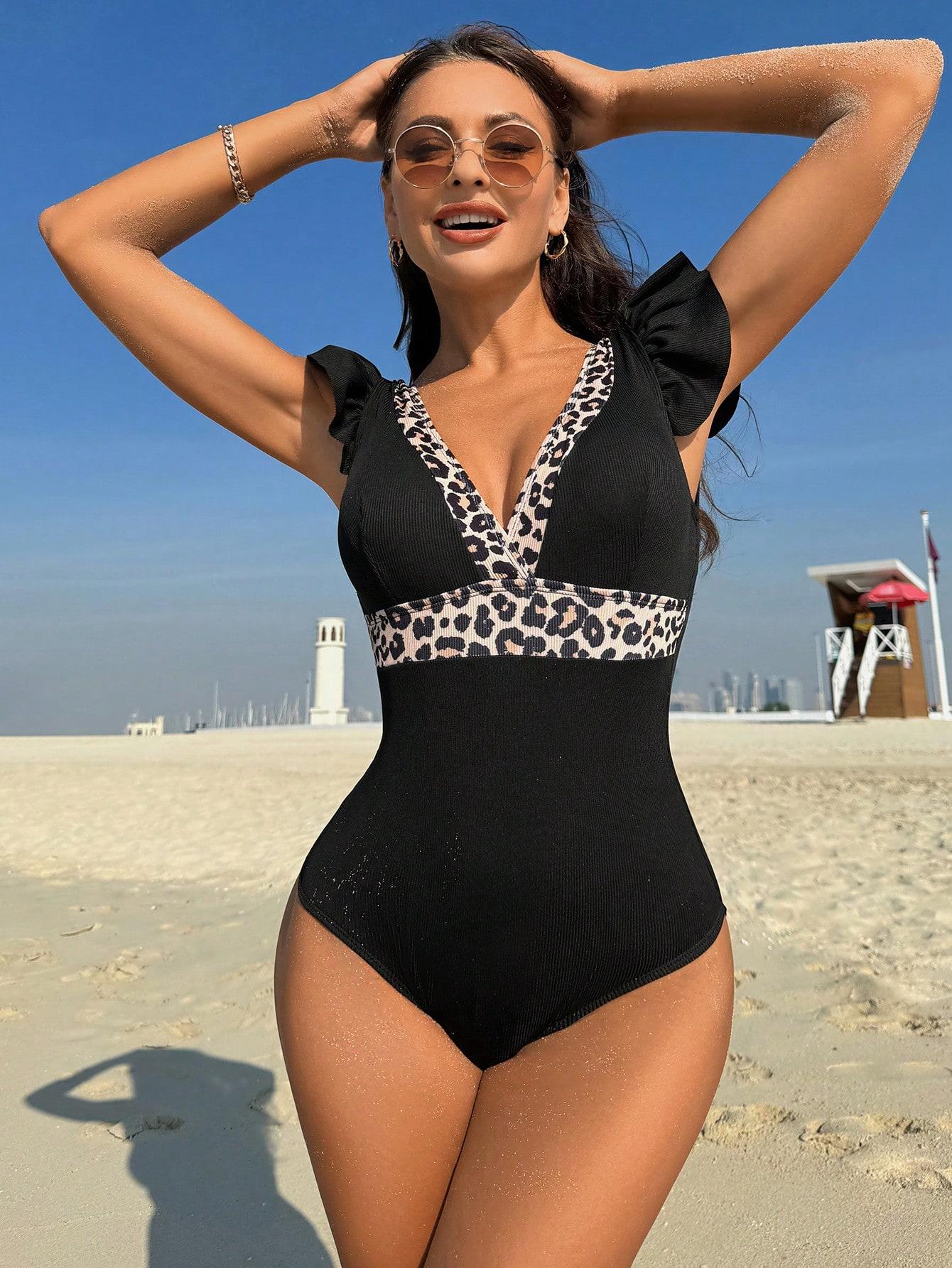 SHEIN JEDNOCZĘŚCIOWY STRÓJ KĄPIELOWY S09__XL