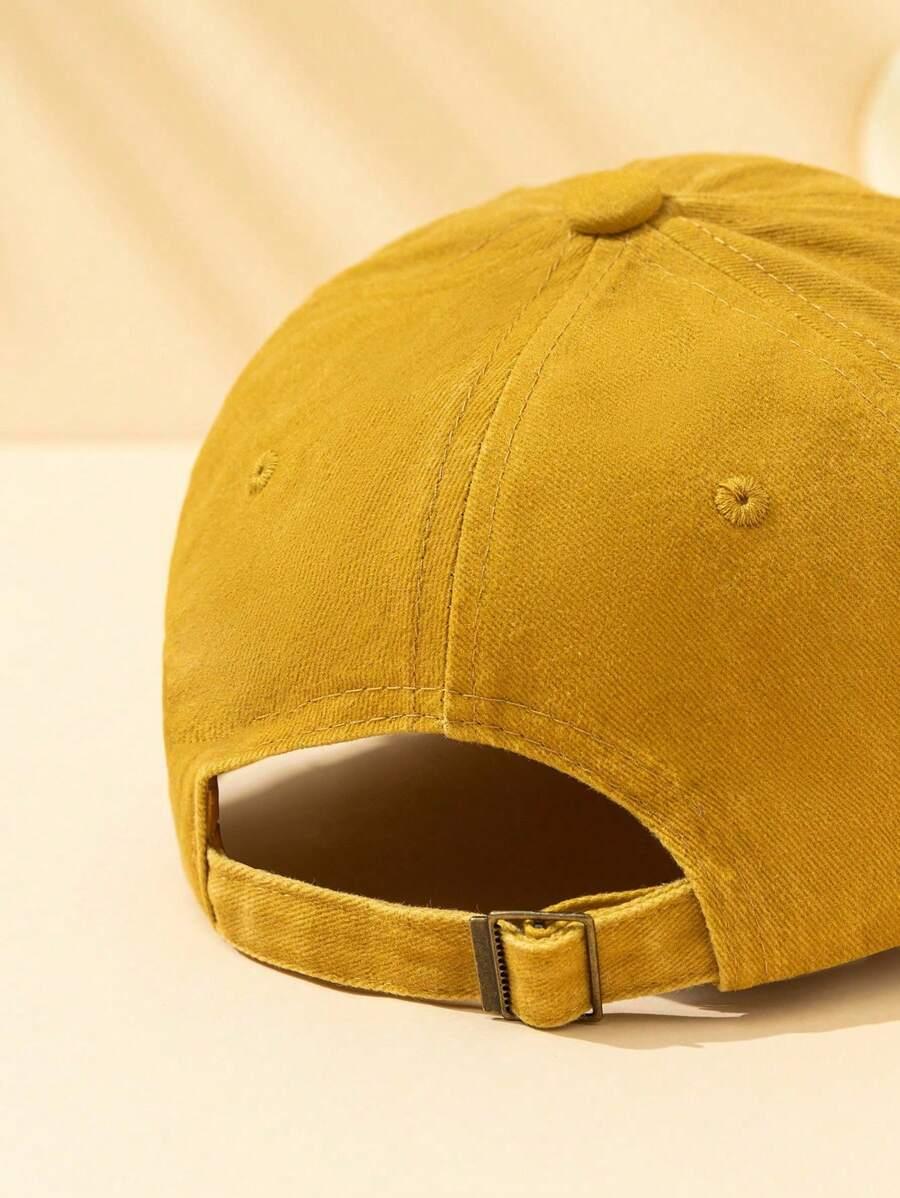 SHEIN ŻÓŁTA CZAPKA Z DASZKIEM S07