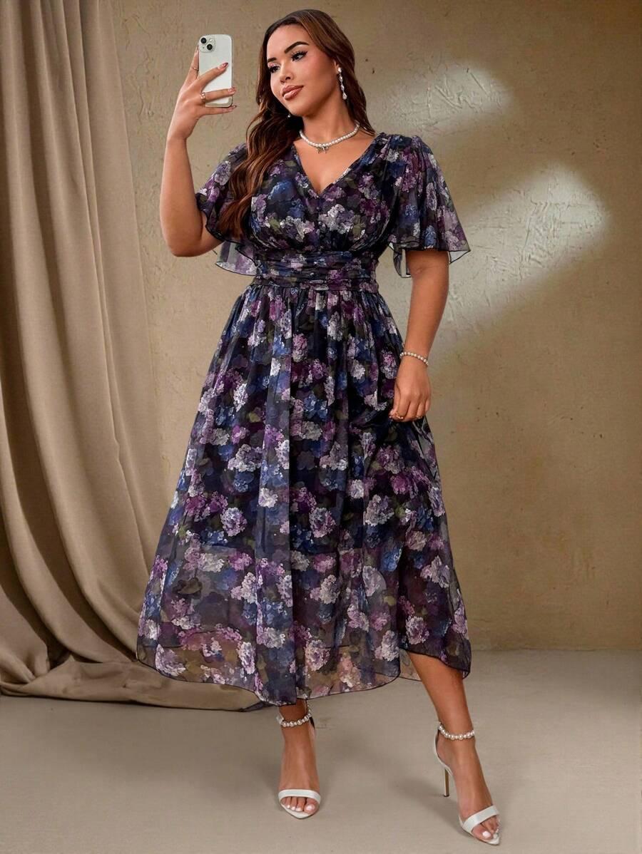 ROVEILLA MAXI SUKIENKA KWIATY S06__46