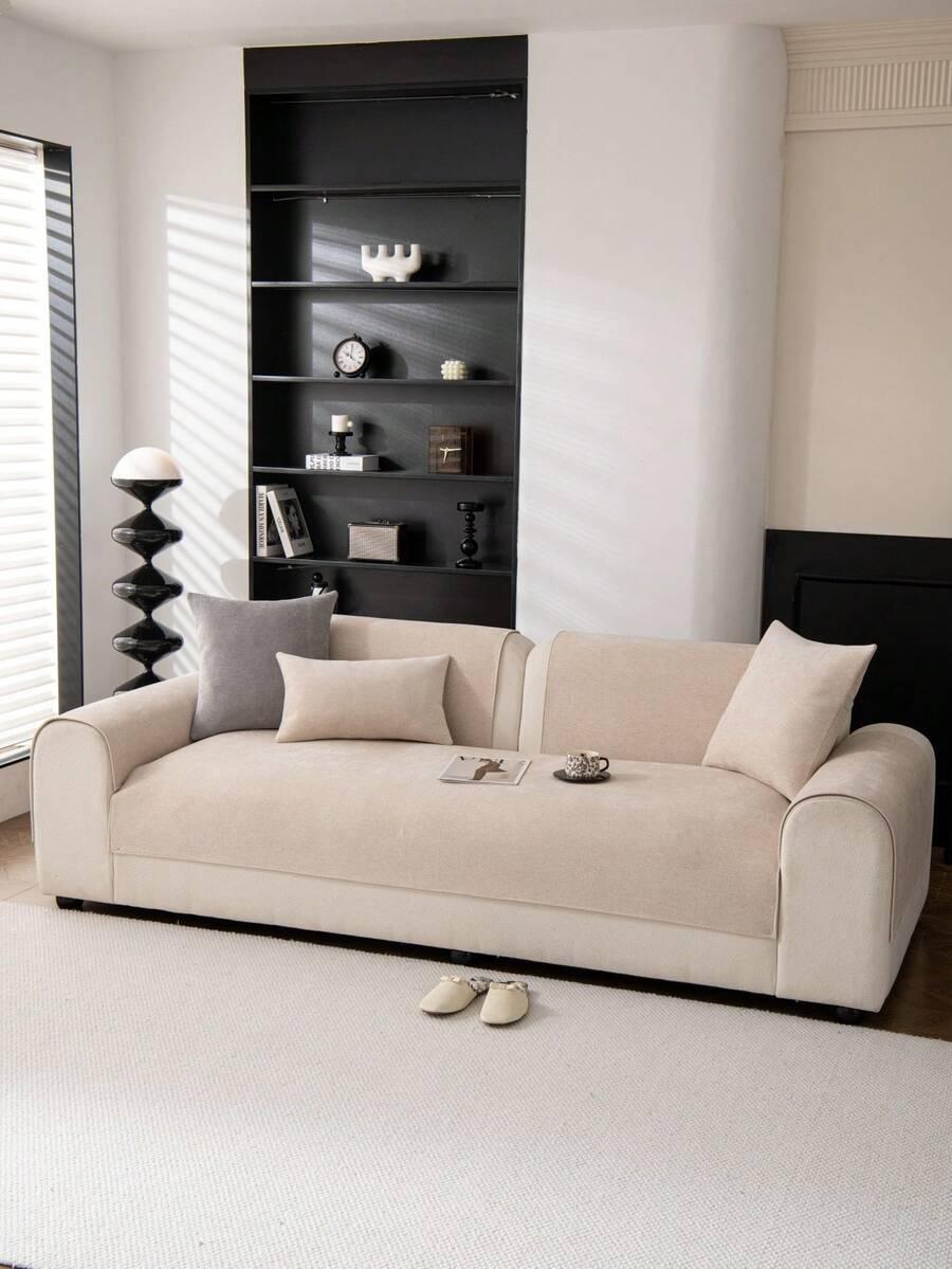 SHEIN BEŻOWA NARZUTA NA KANAPĘ S07__70X70
