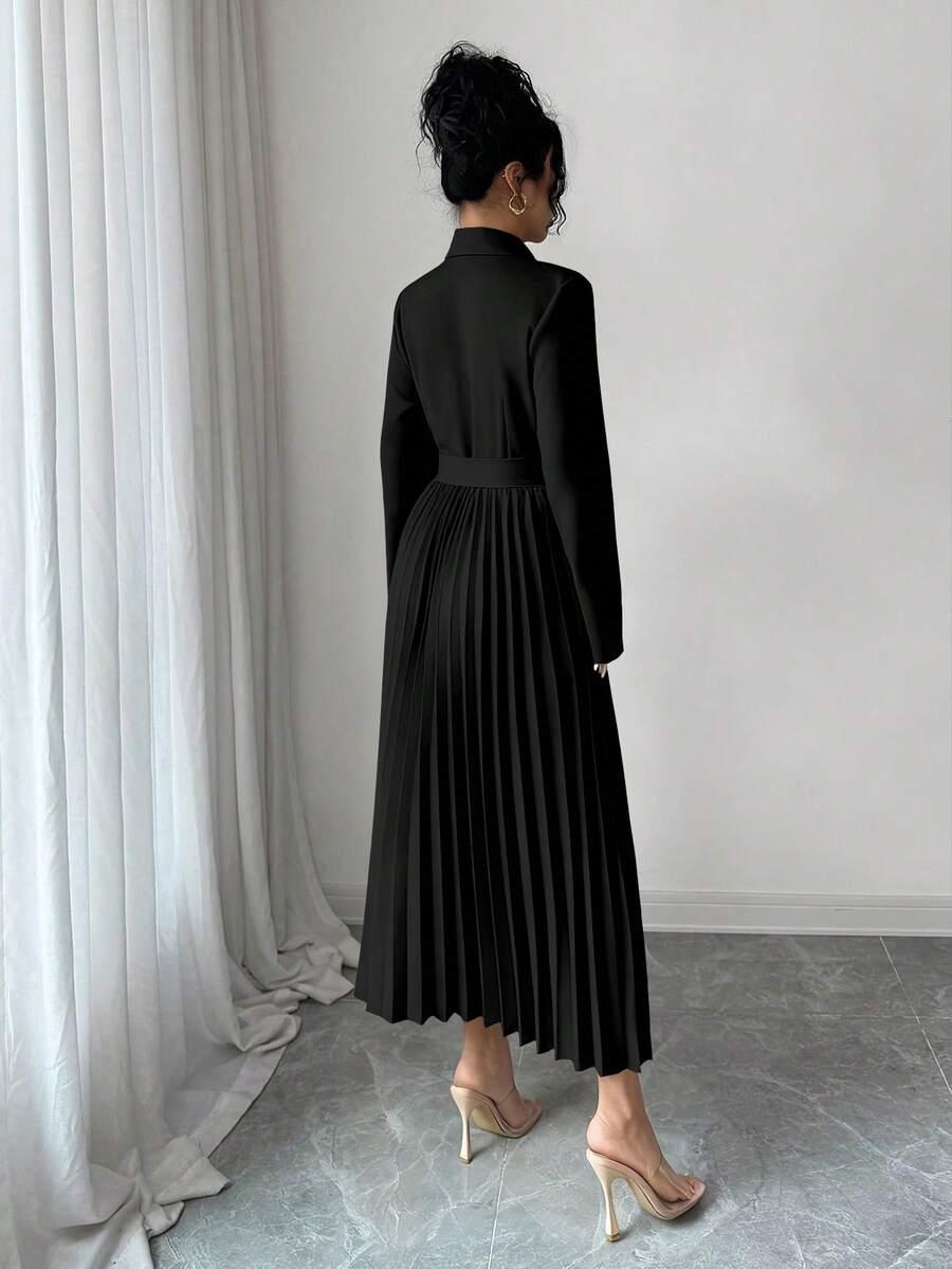 SHEIN CZARNA MAXI SUKIENKA S06__XL