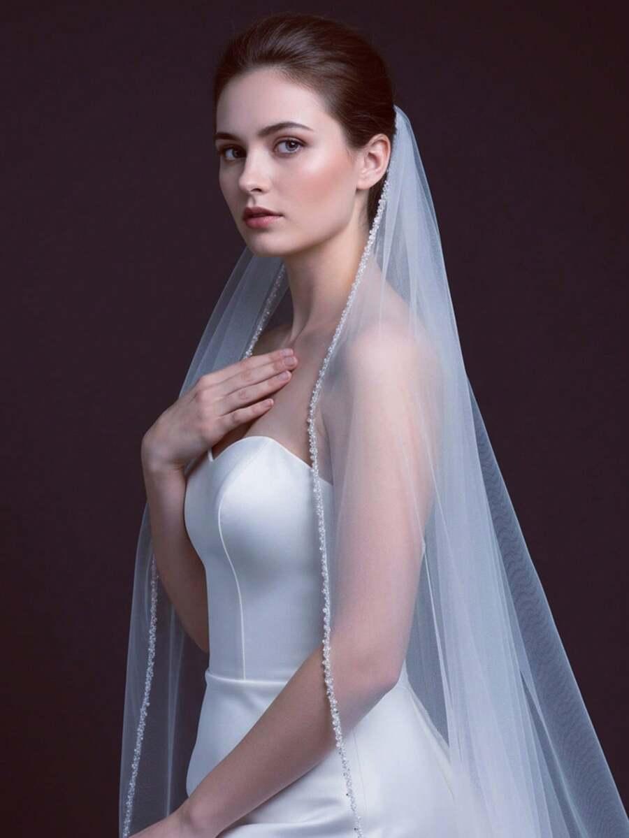 SHEIN BIAŁY WELON ZDOBIENIE S07__160X100 CM