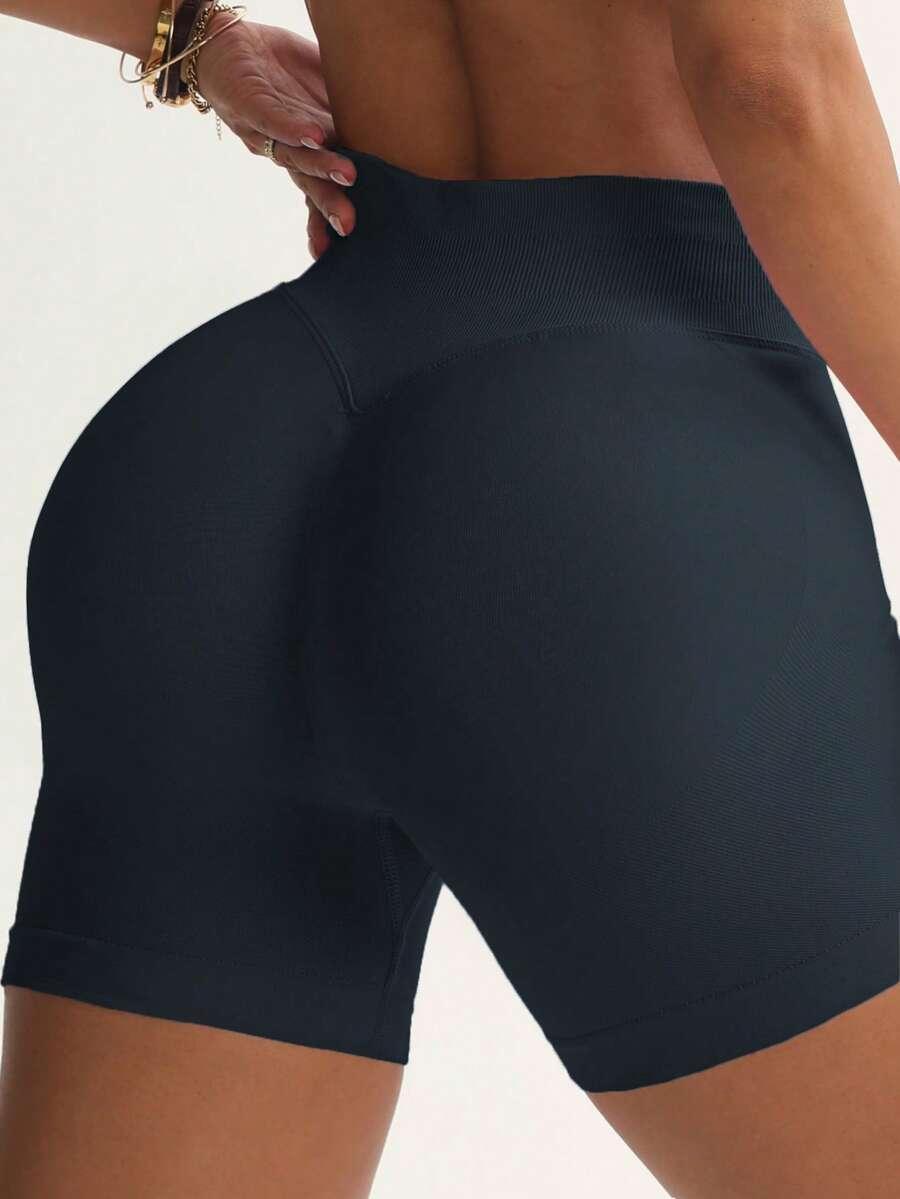 SHEIN GRANATOWE SPODENKI SPORTOWE S06__M