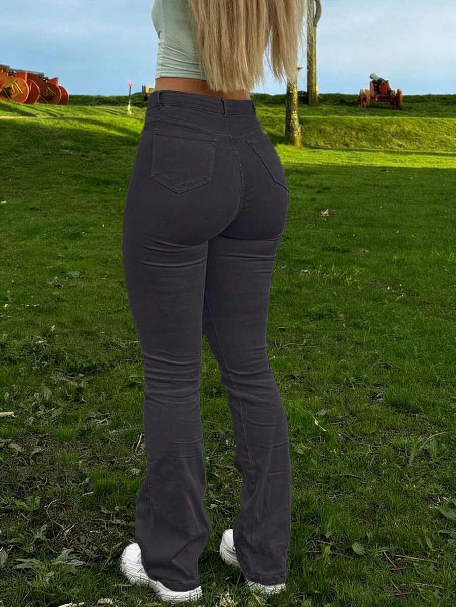 SHEIN SZARE SPODNIE JEANS S06__XL