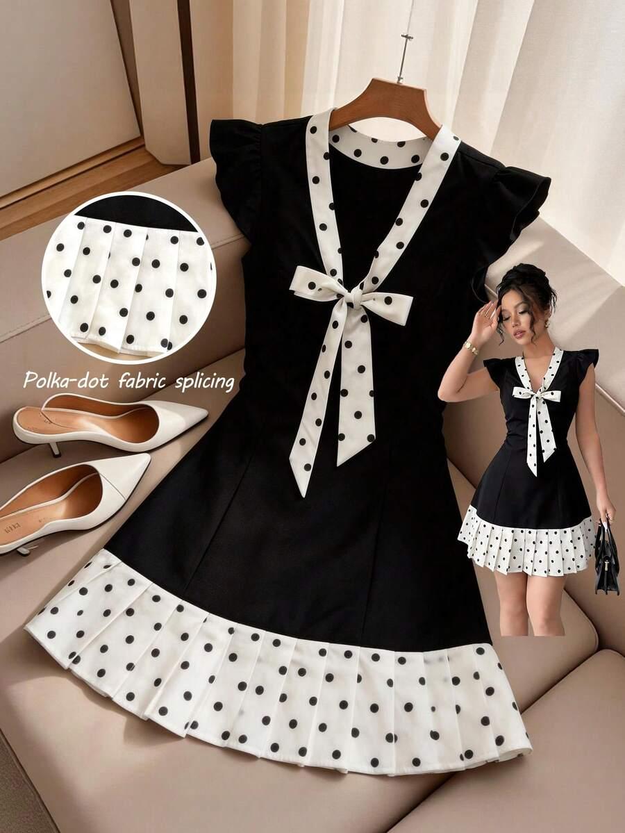 FRANCLIA CZARNA MINI SUKIENKA S06__M