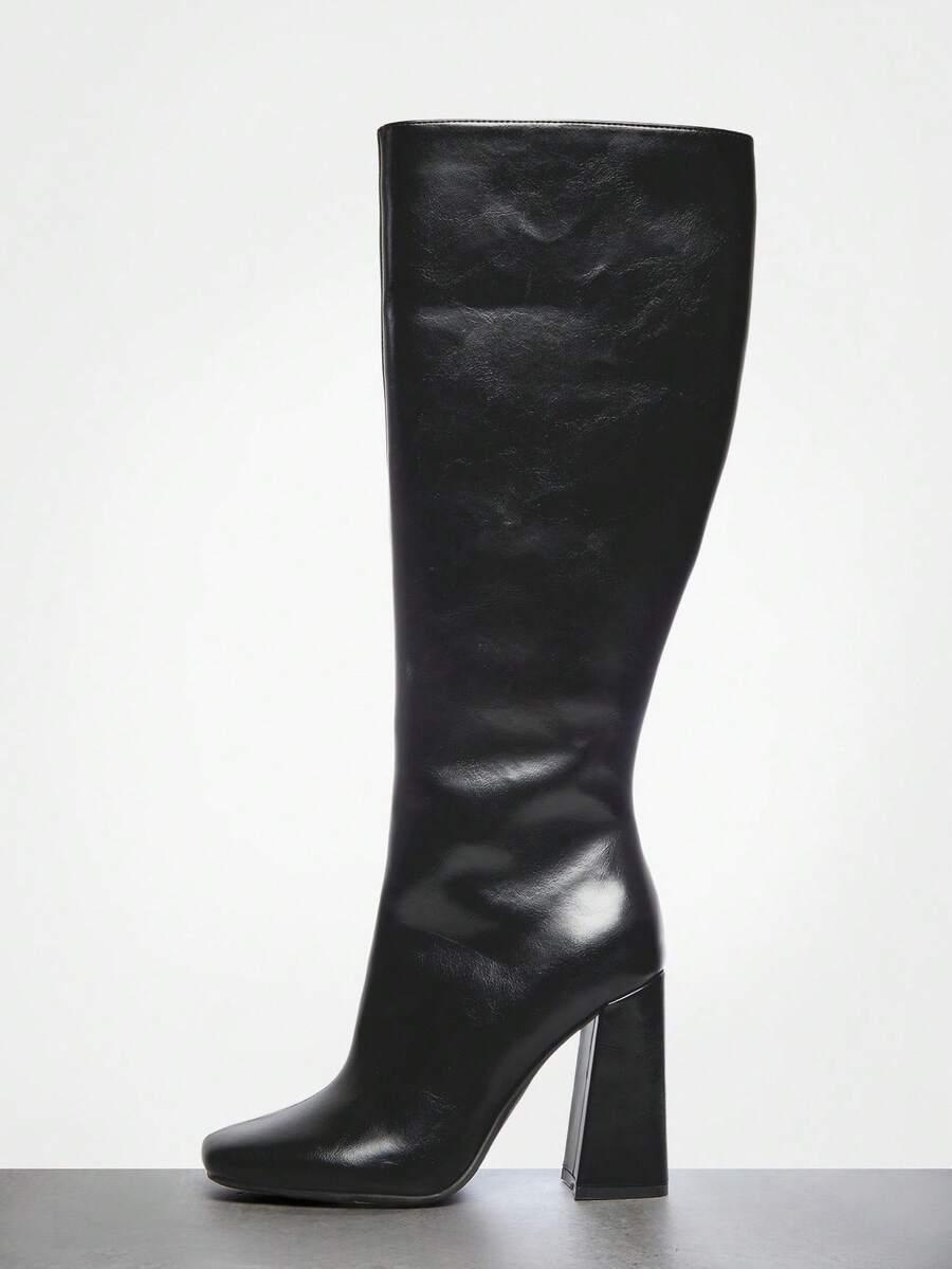 SHEIN CZARNE KOZAKI OBCAS W01__38,5